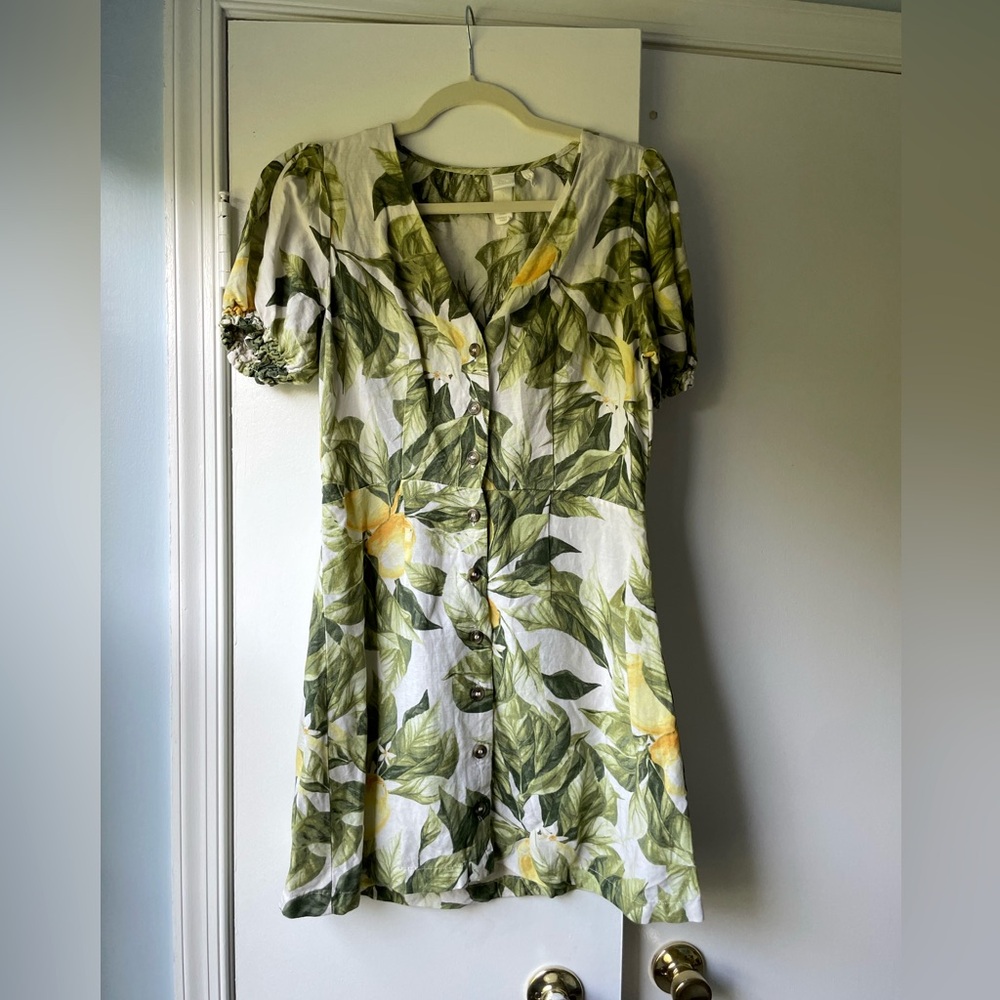 H&M Button-Down Linen Dress